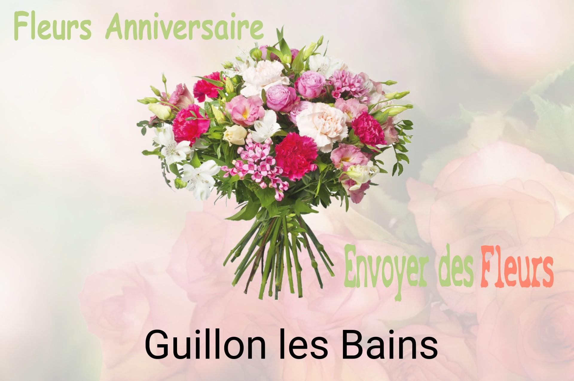 Bouquet de fleurs d’anniversaire livré à Guillon-les-Bains