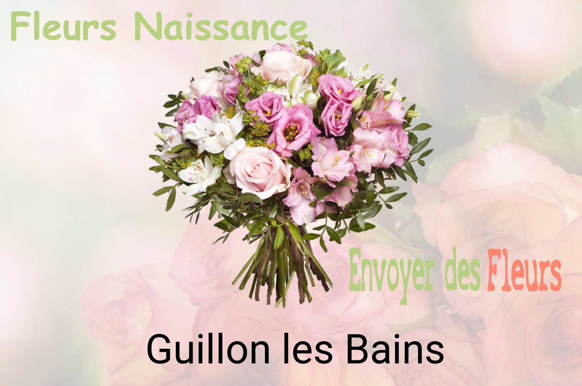 Bouquet de fleurs de naissance livré à Guillon-les-Bains